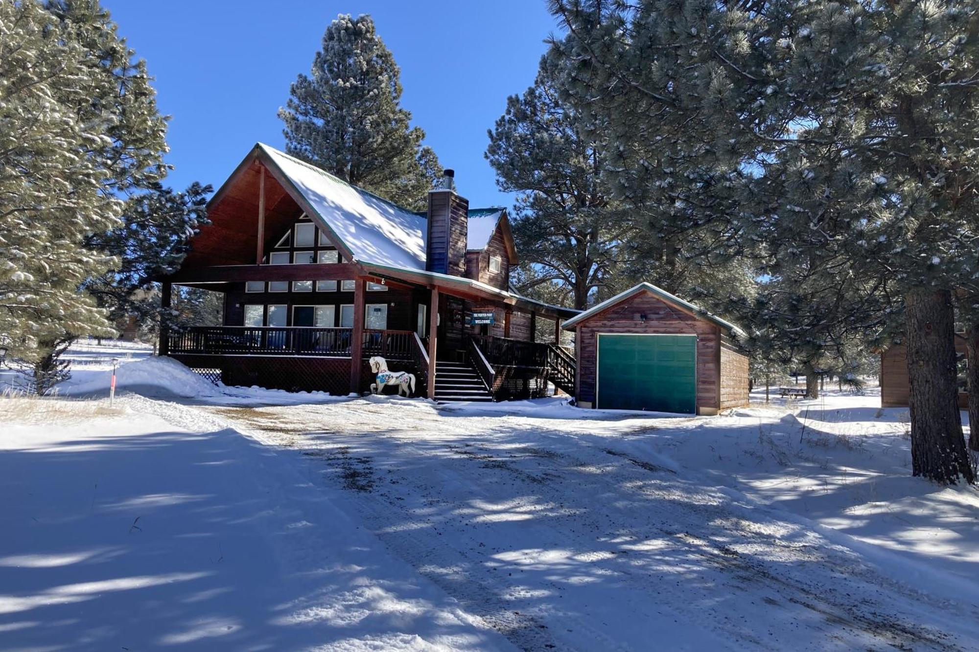 Painted Pony Cabin Angel Fire Exterior photo
